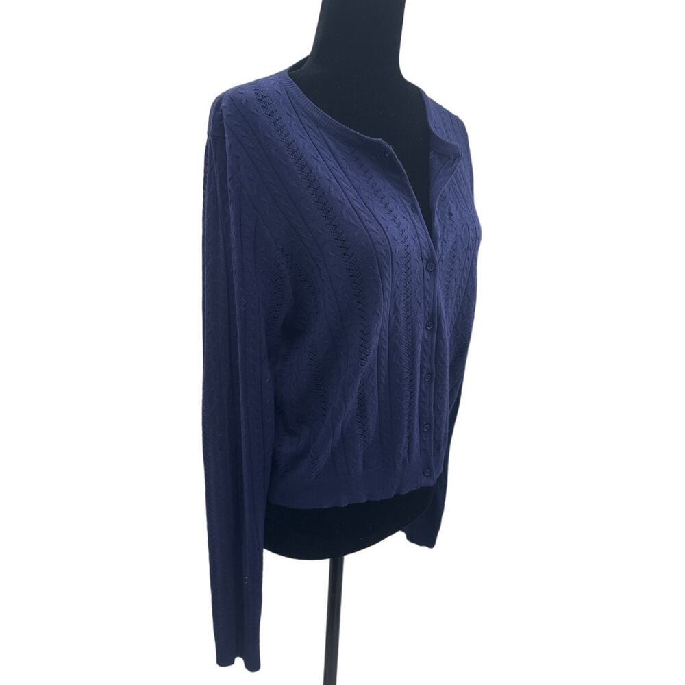 Navy Button Down Cardigan Size XL